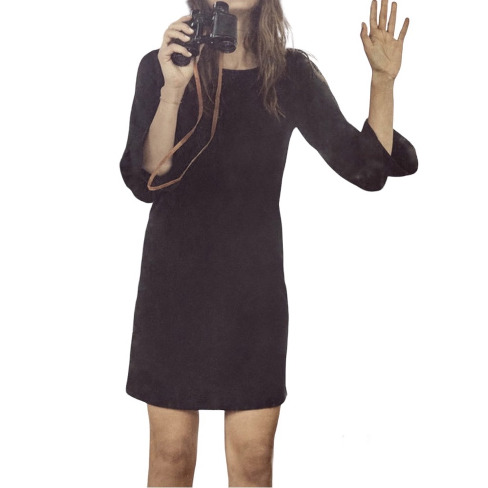 Amour Vert Organic Cotton Bell Sleeve Dress